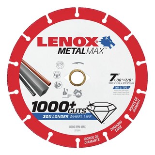 Foto 1 | Foto 1 | Rueda De Corte Lenox Metalmax Diamond Edge De 7 Pulgadas X 2 2 Cm - Venta Internacional.