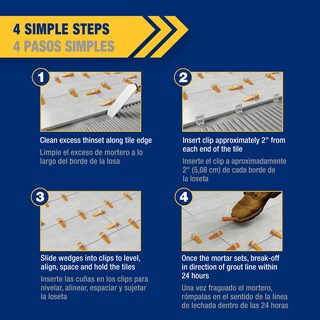 Foto 4 | Foto 4 | Sistema De Nivelación De Azulejos Qep Xtreme Cuñas 500 Unidades - Venta Internacional.