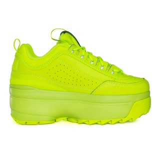 Foto 4 | Foto 4 | Tenis Fila Disruptor Ii Wedge - 5fm00704700 - Verde Volt - Mujer Verde Lima