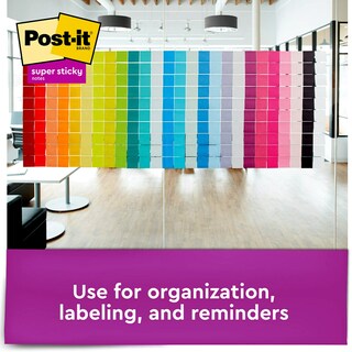 Foto 5 | Foto 5 | Sticky Notes Post-it Super Sticky 7 6 X 7 6 Cm 1 Bloc - Venta Internacional.