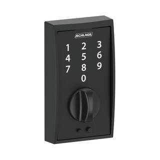 Foto 1 | Foto 1 | Cerradura Electrónica Con Forma De Cerrojo Schlage Be375 Cen 622 Touch Color Negro Mate - Venta Internacional.