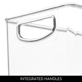 Foto 5 | Foto 5 | Papelera De Despensa Interdesign Apilable De Plástico Transparente 41 X 15 X 13 Cm - Venta Internacional.
