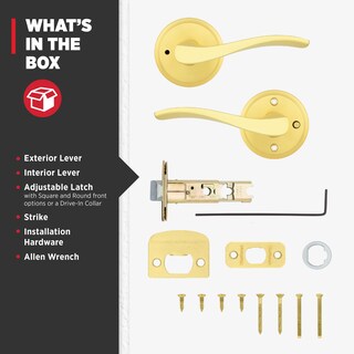 Foto 7 | Foto 7 | Manija De Puerta Kwikset Sedona En Latón Satinado Con Cerradura De Privacidad - Venta Internacional.