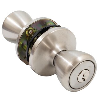 Foto 3 | Foto 3 | Cerradura De Puerta De Entrada Stone Harbor Hardware De Acero Inoxidable Satinado - Venta Internacional.