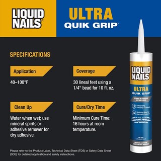 Foto 4 | Foto 4 | Uñas Líquidas Adhesivas Ultra Quik Grip 283 Ml Color Blanco - Venta Internacional.