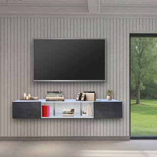 Foto 5 | Foto 5 | Mueble Para Tv Flotante 160-2 Puertas