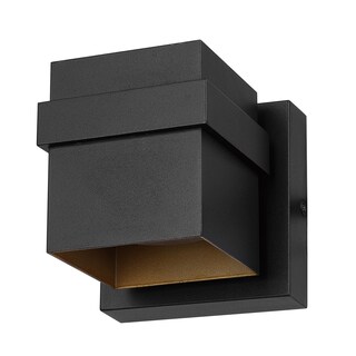 Foto 1 | Foto 1 | Lámpara De Pared Para Exteriores Globe 11 5 W Led Negro Mate Y Dorado - Venta Internacional.