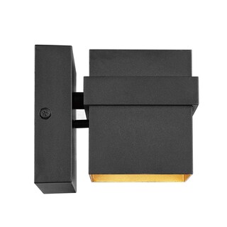 Foto 4 | Foto 4 | Lámpara De Pared Para Exteriores Globe 11 5 W Led Negro Mate Y Dorado - Venta Internacional.