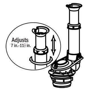 Foto 6 | Foto 6 | Kit De Válvula De Descarga Ajustable Korky Lavelle 4030pk 2'' Negro - Venta Internacional.