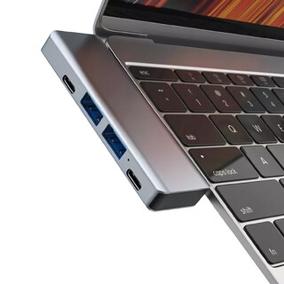 Foto 5 | Foto 5 | Adaptador Hub 5 En 1 Doble Entrada Usb C Con Puerto Hdmi Usb C Usb A 3.0 Usb