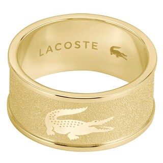 Foto 1 | Foto 1 | Anillo Para Hombre Lacoste Backhand 2040486j Acero Inoxidable Dorado