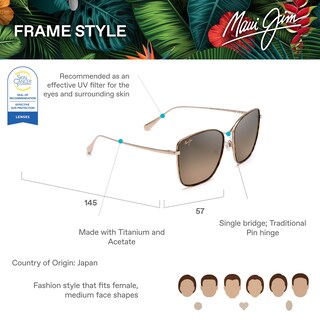 Foto 6 | Foto 6 | Gafas De Sol Maui Jim Tiger Lily Polarized Dark Tortoise - Venta Internacional.
