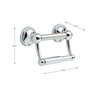 Foto 4 | Foto 4 | Soporte Para Papel Higiénico Con Barra Auxiliar Delta Traditional Chrome - Venta Internacional.