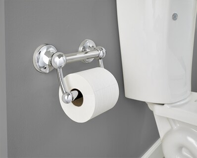 Foto 6 | Foto 6 | Soporte Para Papel Higiénico Con Barra Auxiliar Delta Traditional Chrome - Venta Internacional.