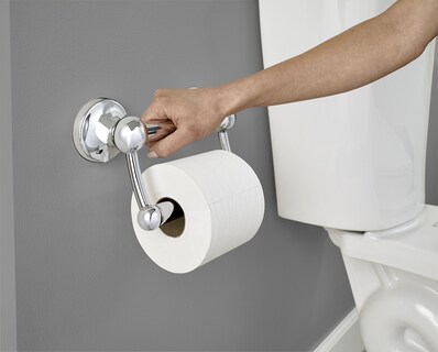 Foto 7 | Foto 7 | Soporte Para Papel Higiénico Con Barra Auxiliar Delta Traditional Chrome - Venta Internacional.