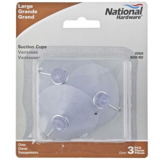 Foto 2 | Foto 2 | Gancho De Almacenamiento National Hardware Ventosa Acero Transparente - Venta Internacional.
