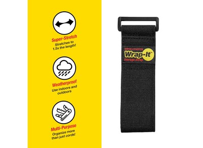 Foto 5 | Foto 5 | Correas Elásticas De Almacenamiento Wrap-it De 2 5 Cm X 30 Cm Paquete De 4 - Venta Internacional.
