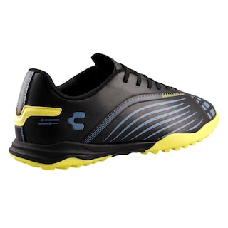 Foto 3 | Foto 3 | Tenis Deportivos Charly 1087321 Negro/amarillo Originales Tachones Futbol Rapido Talla 25 A 30 E