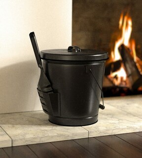 Foto 2 | Foto 2 | Cubo Para Cenizas Bucket Panacea 15343 Con Pala Color Negro 32 X 33 Cm - Venta Internacional.