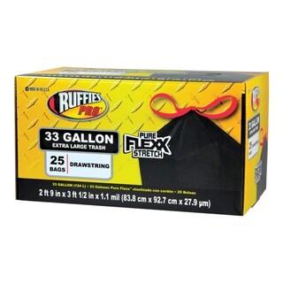 Foto 1 | Foto 1 | Bolsas De Basura Ruffies Pro 33 Galones 25 Quilates Con Cordón - Venta Internacional.