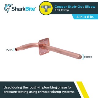Foto 2 | Foto 2 | Accesorios De Fontanería Sharkbite Crimp Copper Stub Out Codo - Venta Internacional.