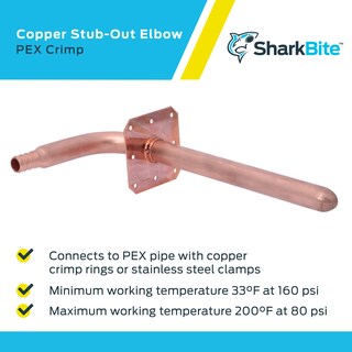 Foto 4 | Foto 4 | Accesorios De Fontanería Sharkbite Crimp Copper Stub Out Codo - Venta Internacional.