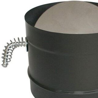 Foto 2 | Foto 2 | Sección Amortiguadora Duravent De Acero De Pared Única De 15 Cm Color Negro - Venta Internacional.