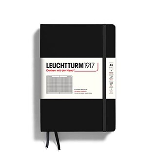 Foto 1 | Foto 1 | Venta Internacional- Leuchtturm1917 - Cuaderno De Tapa Dura Cuadrado Mediano A5 (negro) - 251 Páginas Numeradas
