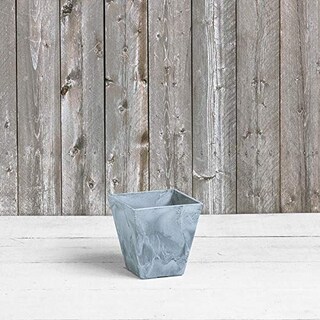 Foto 2 | Foto 2 | Maceta Novelty Artstone Ella Cuadrada Gris 20 Cm - Venta Internacional.