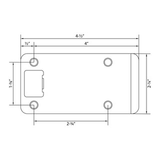 Foto 3 | Foto 3 | Strike Plate Stone Harbor Hardware 5 7 X 10 Cm Cromo Satinado - Venta Internacional.