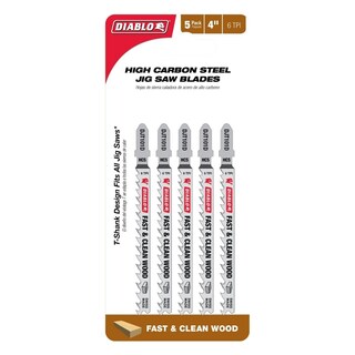 Foto 2 | Foto 2 | Hojas De Sierra Caladora Diablo Djt101d5 4 Pulgadas 6 Tpi Paquete De 5 - Venta Internacional.