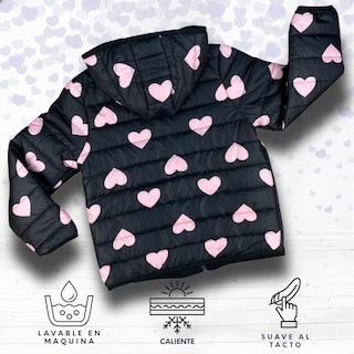 Foto 4 | Foto 4 | Chamarra Para Niña Cancun Azul Abrigadora Con Capucha Térmica Invernal