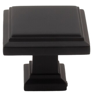 Foto 2 | Foto 2 | Pomo De Armario Stone Harbor Hardware Metropolis Negro Mate 3 Cm - Venta Internacional.