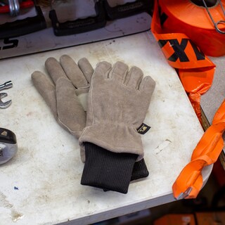 Foto 5 | Foto 5 | Guantes De Trabajo De Piel Aislantes Hydrahyde De Wells Lamont Xl - Venta Internacional.