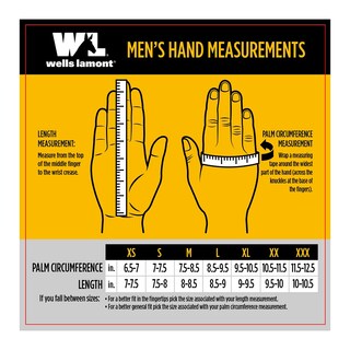 Foto 6 | Foto 6 | Guantes De Trabajo De Piel Aislantes Hydrahyde De Wells Lamont Xl - Venta Internacional.