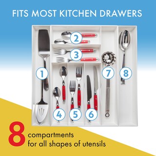 Foto 3 | Foto 3 | Organizador Expandible De Cajón Para Cocina Caddy Dial Industries 61 Cm - Venta Internacional.