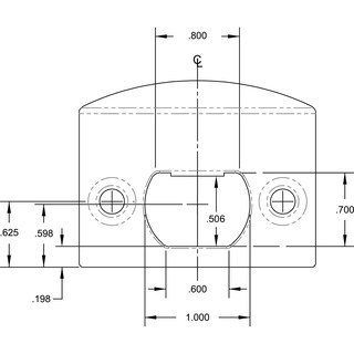 Foto 3 | Foto 3 | Tope para Puerta Prime-line E 2232 Latch Strike Brass 2 Pack - Venta Internacional