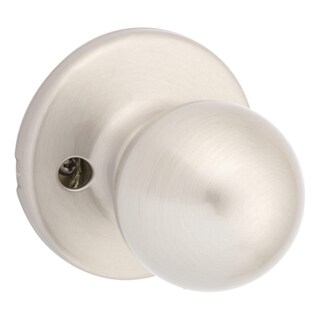 Foto 1 | Foto 1 | Pomo De Puerta Falso Kwikset Polo De Níquel Satinado Que No Gira - Venta Internacional.