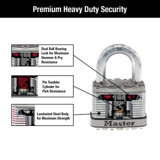 Foto 5 | Foto 5 | Candados Master Lock 2 Piezas-Venta Internacional