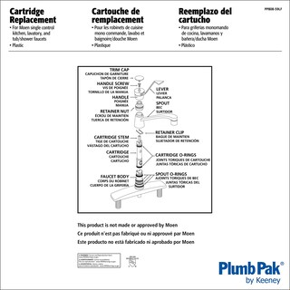 Foto 2 | Foto 2 | Cartucho De Grifo Plumb Pak Pp808-59lf Plastic Moen Single - Venta Internacional.