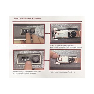 Foto 6 | Foto 6 | Caja Fuerte Safe Lucky Line Locking en Forma de Libro - Venta Internacional