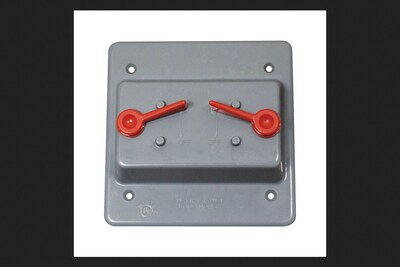 Foto 1 | Foto 1 | Funda Para Conmutador Sigma De 2 Elementos Color Gris 12 X 12 Cm Plástico - Venta Internacional.