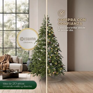 Foto 6 | Foto 6 | Árbol De Navidad Esquimal Pino Escandinavo Verde 2.50m Con Ramas Tridimensionales