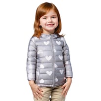 Chamarra Para Niña Cancun Piedra Abrigadora Con Capucha Térmica Invernal