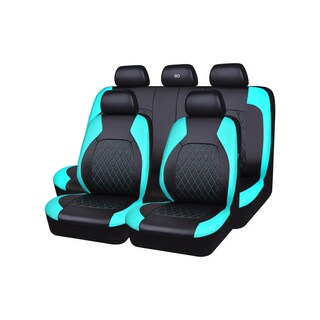 Foto 1 | Foto 1 | Fundas De Asiento De Coche Cuero Respirable Eo Safe Imports Esi-22081 Azul
