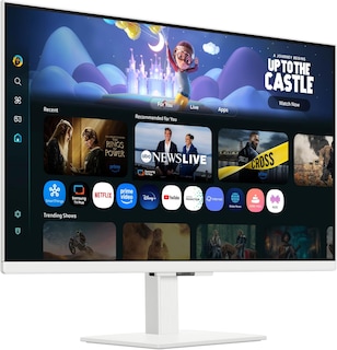 Foto 2 | Foto 2 | Samsung Monitor Inteligente Fhd De 27 Pulgadas Serie M5 (m50f) Con Transmisión De Tv Altavoces Hdr10 Concentrador De Juegos