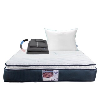 Foto 1 | Foto 1 | Colchón Spring Air Mónaco Queen Size + Almohada Royal + Sábanas Royal