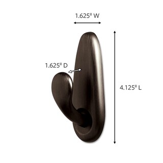 Foto 3 | Foto 3 | Gancho De Almacenamiento Command Metal Grande Decorativo Con Capacidad Para 2 2 Kg - Venta Internacional.
