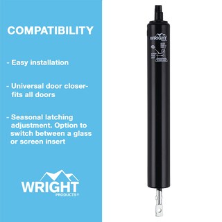 Foto 5 | Foto 5 | Cierrapuertas Neumático Para Tormentas Wright Products Ajustable Negro - Venta Internacional.
