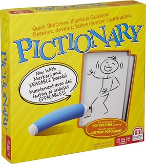 Foto 1 | Foto 1 | Juego De Mesa Mattel Games Pictionary Drawing Para Niños Y Adultos - Venta Internacional.